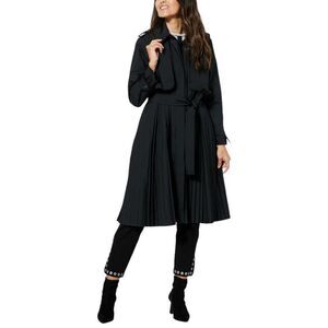 GREY by Jhoan Sebastian Grey Pleated Trench Black - Regular